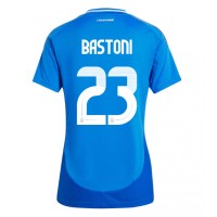 Italien Alessandro Bastoni #23 Heimtrikot Frauen EM 2024 Kurzarm